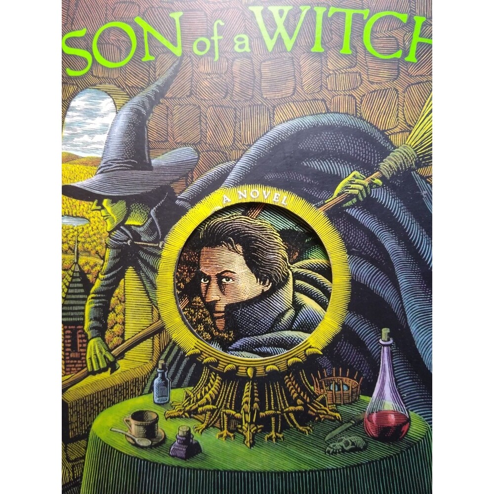Son Of A Witch : A Novel ~ Gregory Maguire Soft Cover Fantasy Diecut Cover 2005